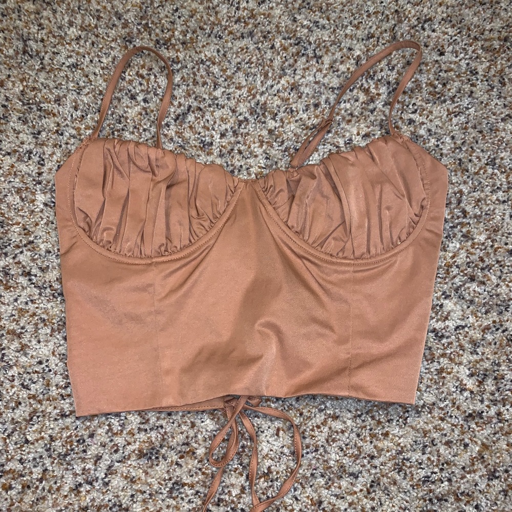 Tiger mist crop top